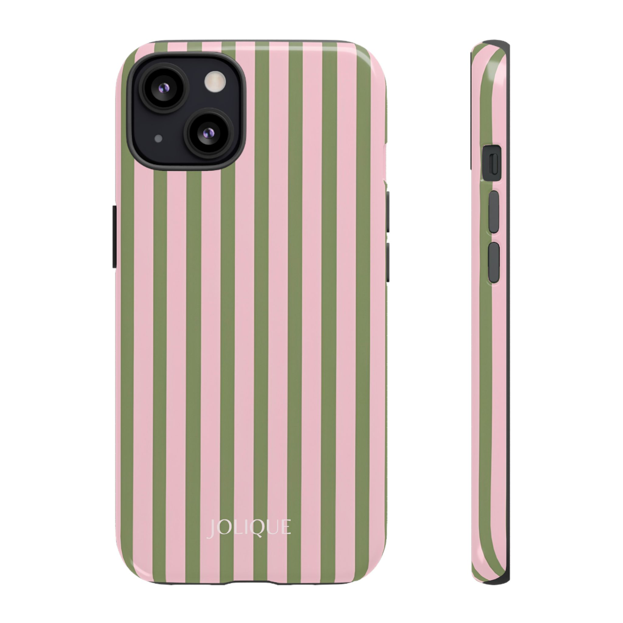 STRIPE CASE - GREEN & PINK